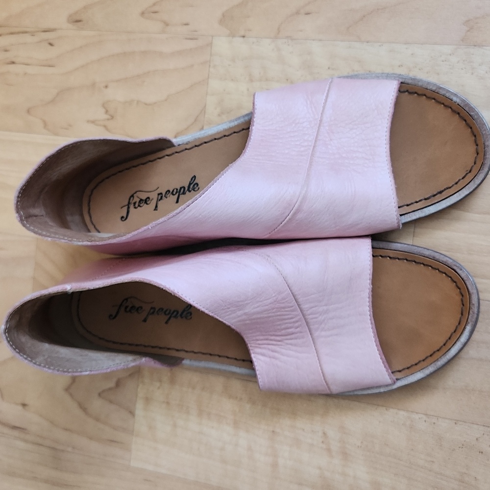 Free People Pink Sandals